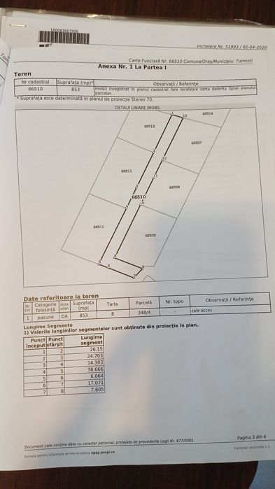 Teren Intravilan,375 mp.Toate utilitatile.