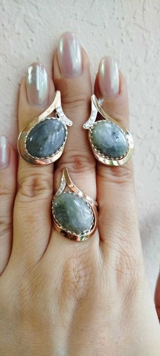 Украшения из серебра 925 порты новые. Натуральные камни и жемчуг