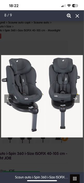 Vand scaun auto Joie Isofix 0-25 kg