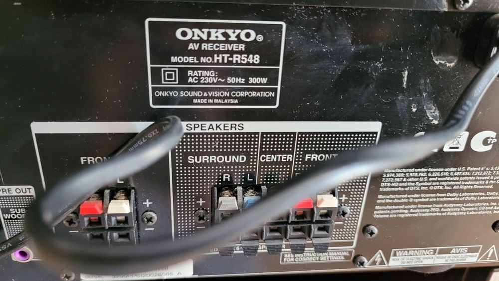 Amplificator Onkyo HT-R548 cu Boxe originale ONKYO