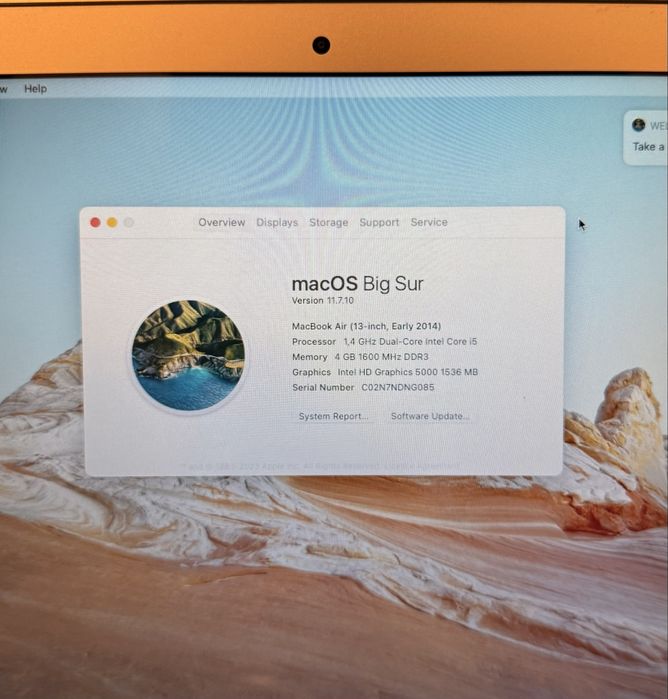 Laptop Apple Macbook Air 13 inch
