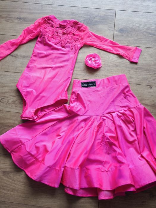 Рокля за спортни танци, размер 134-140