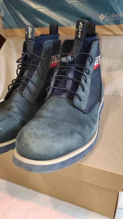 Елегантни мъжки боти от естествена кожа LEVIS №44
