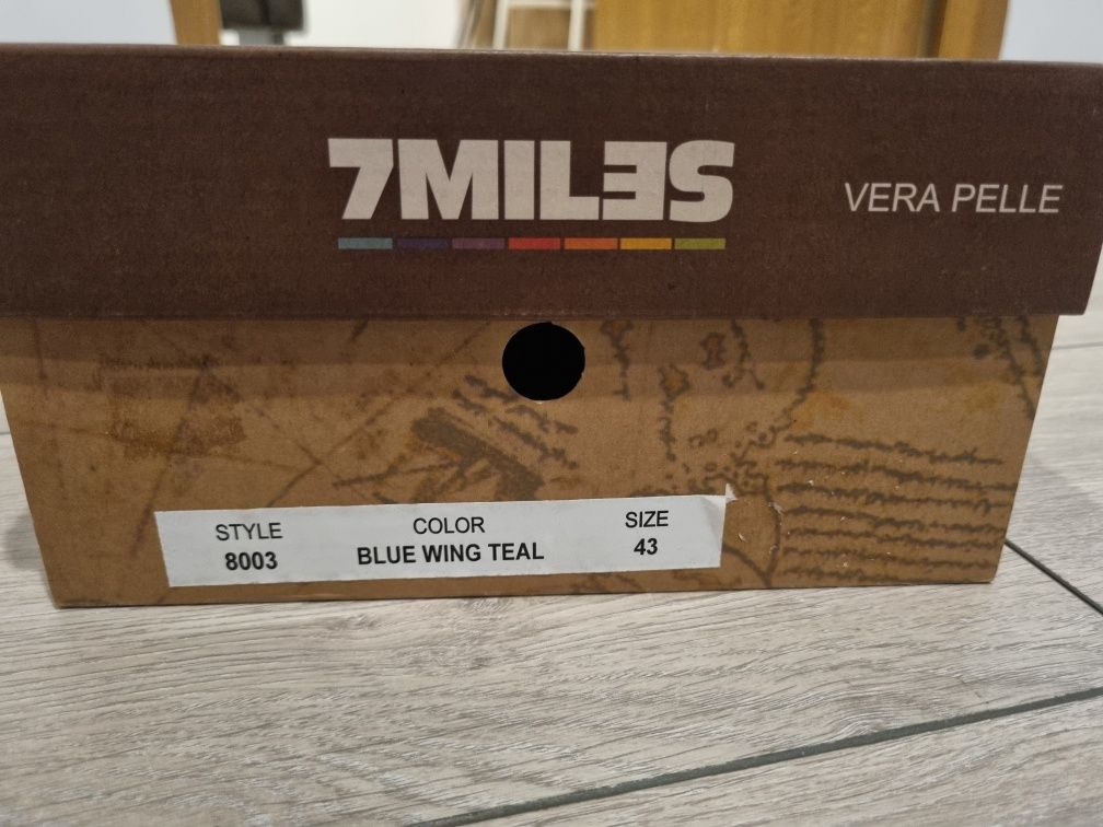 Sneakers barbati piele naturala 7Miles