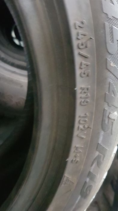 Anvelope 2x245 45 19 pirelli iarnă dot 21 mm 4.7