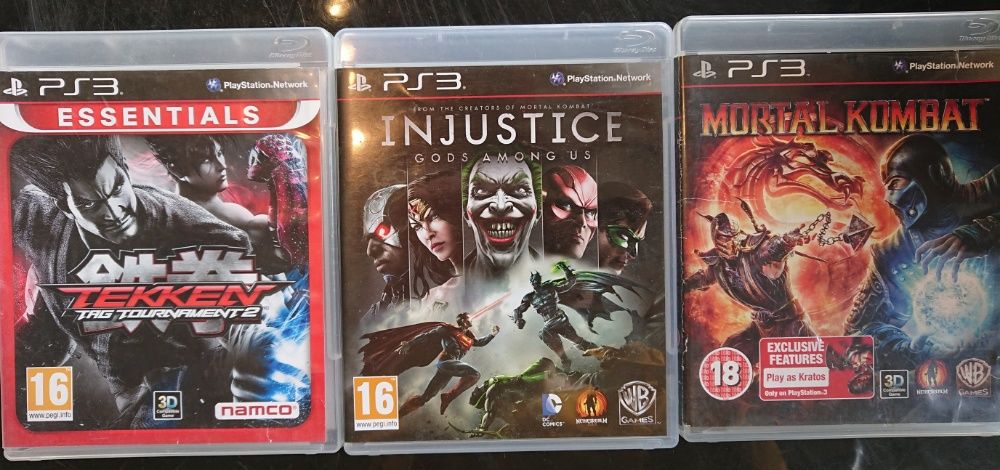 < PS3  Mortal Kombat / Tekken / WWE / UFC Injustice за PlayStation 3