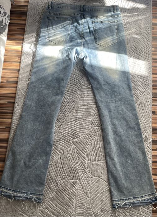 Blugi Albastrii Flared (nu balenciaga rick owens chrome hearts amiri)