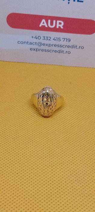 Inel aur 14k 4.36g ag.7 Podu Ros 49761.1 - Garantie 2 Ani!