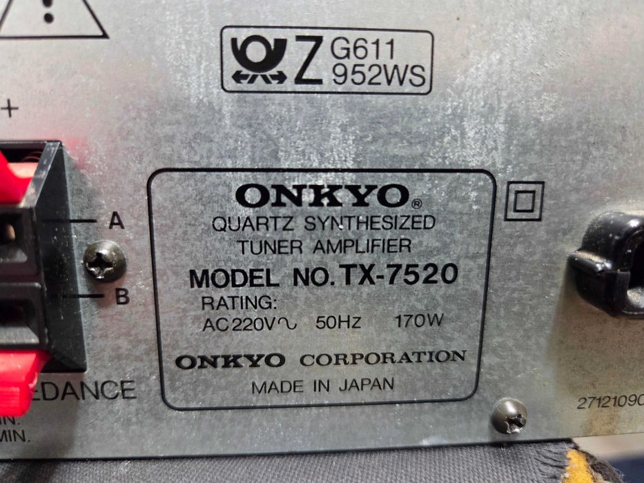 Amplificator Audio Onkyo TX-7520 Statie Audio Amplituner Audio