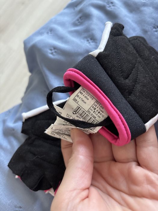 Casca ciclism BTWIN 500 + manusi BTWIN marime 4 ani