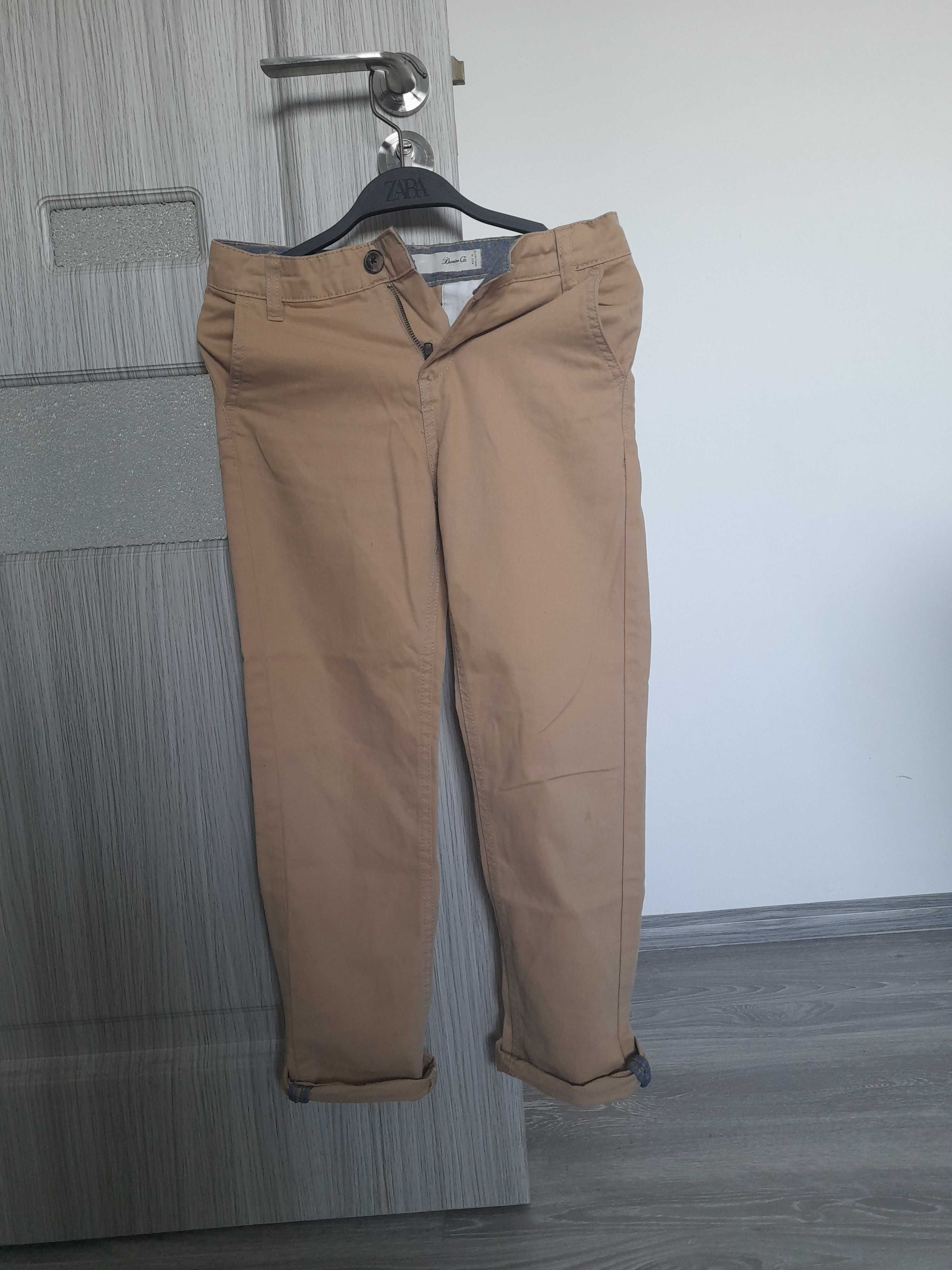 pantaloni crem chino pentru baieti