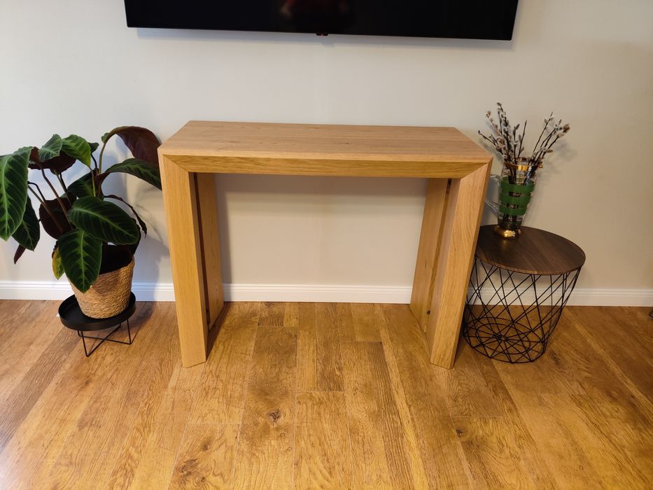 Consola Masa Extensibila Lemn Stejar