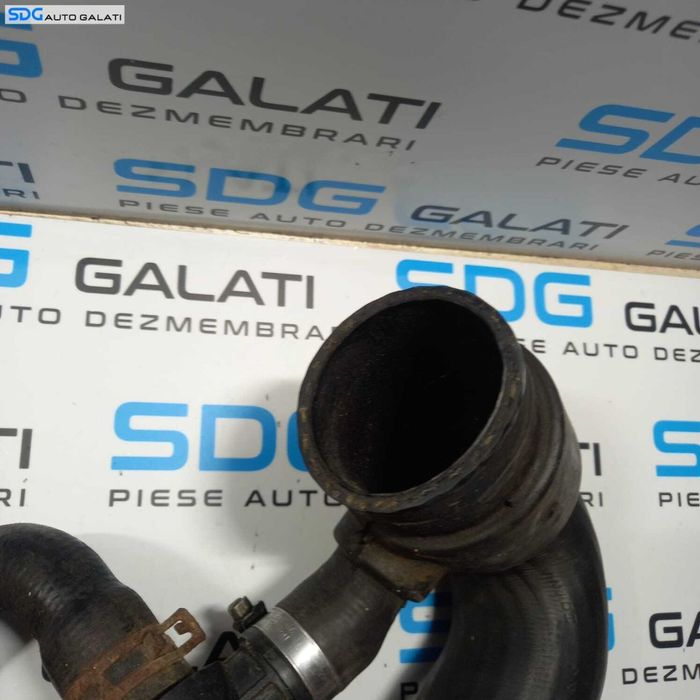 Furtun Conducta Tubulatura Intercooler cu Supapa Aer Audi A4 B7 1.8 T BFB 2004 - 2008 Cod 8E0145832S 06A145710P [1102]