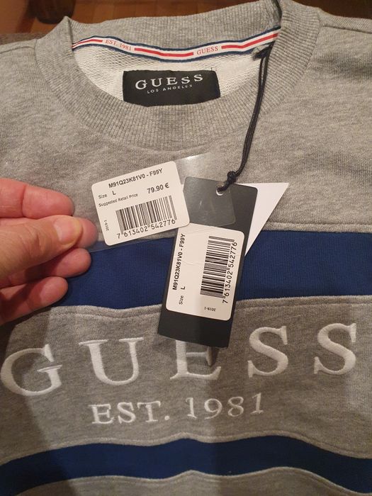 Vand bluza barbati noua originala Guess marimea L
