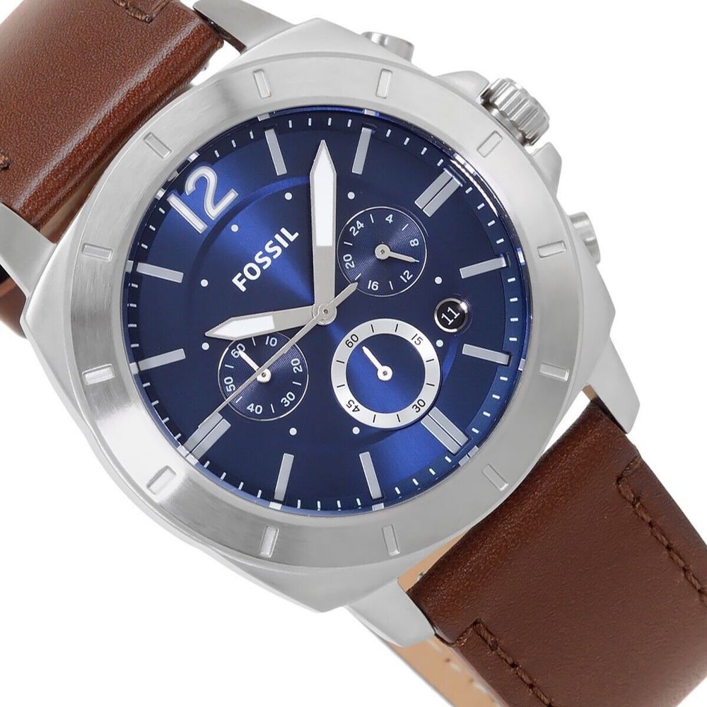 FOSSiL chronograph leather brown  (bq-2819)