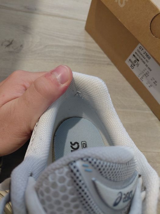 asics gt-2160 white pure silver baby blue