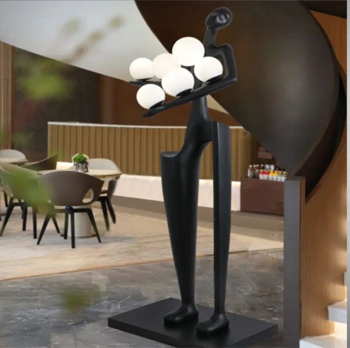 Античные, декоративные торшеры