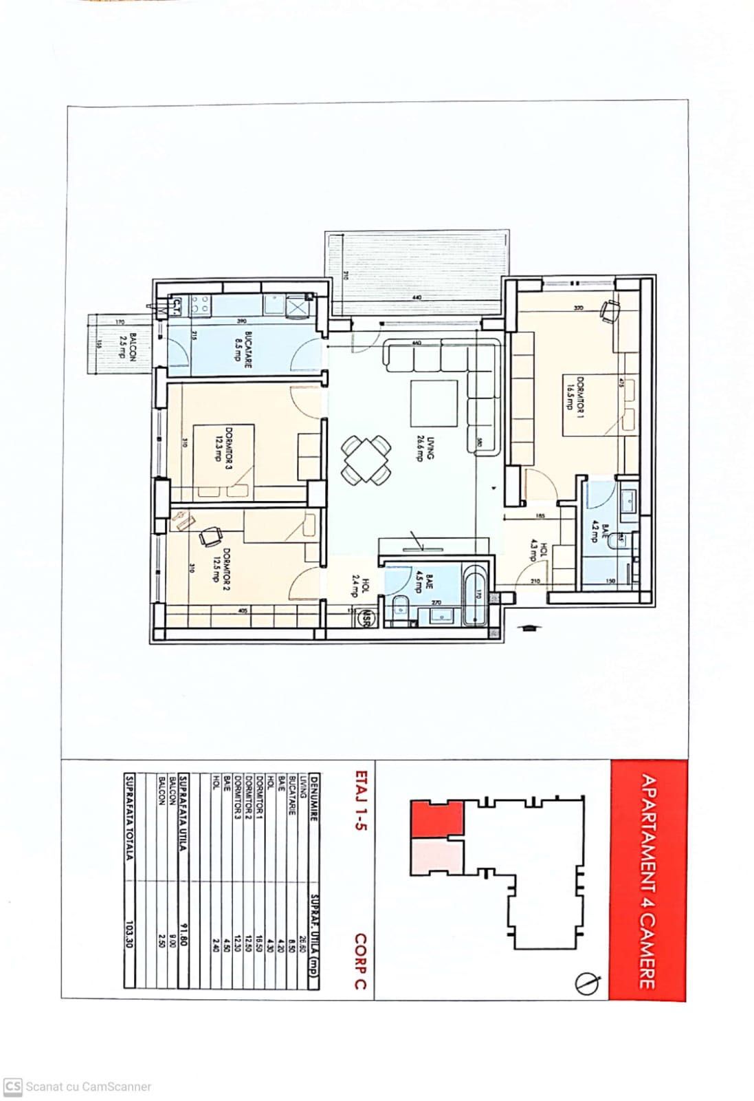 Metrou Berceni, apartament 4 camere finisaje premium