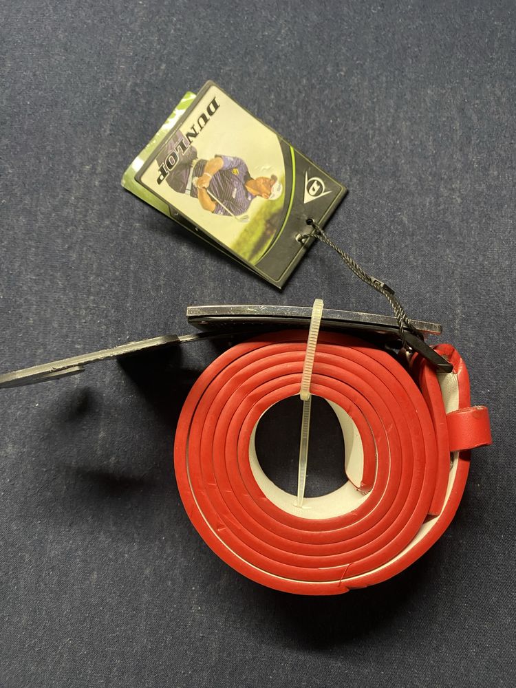 Curea din piele Dunlop Golf Belt 40 Red