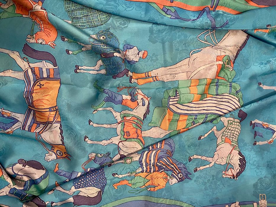 Дамски шал естествена коприна