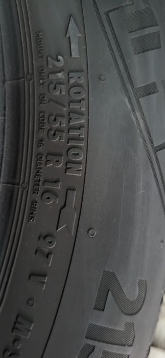 2 anvelope 215 55 16 continental allseason 2021 7,2mm