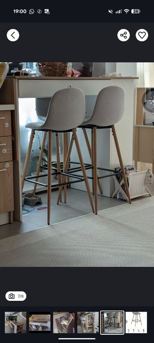 Scaun bar The Home 3 buc