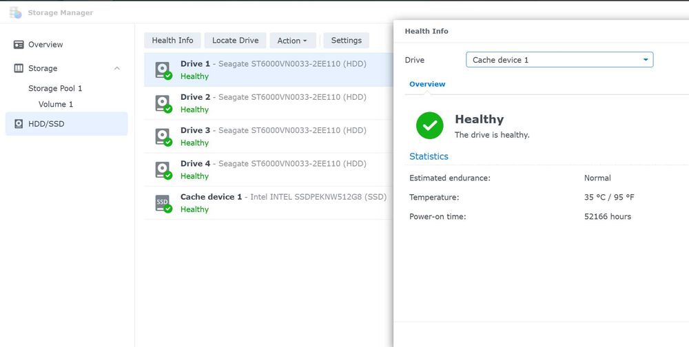 NAS Synology RS1619xs+ cu 24TB IronWolf + SSD cache