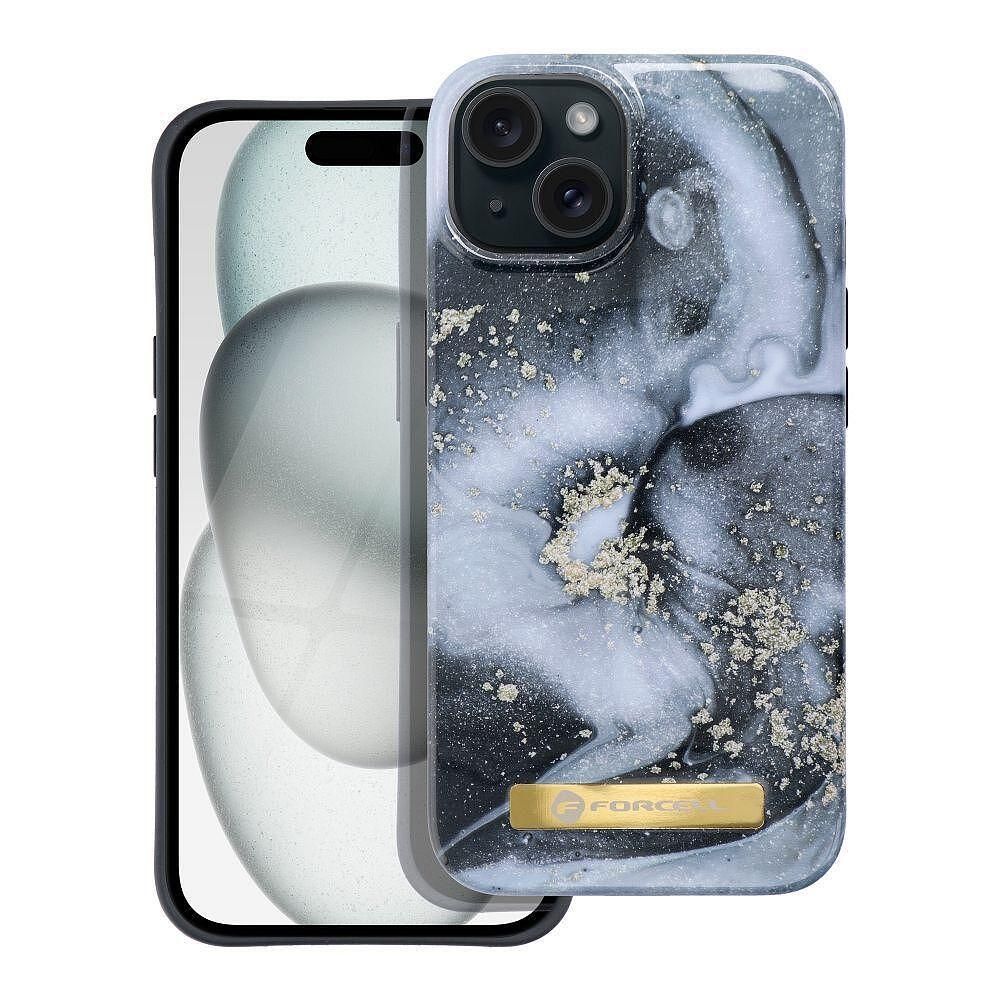 Кейс forcell f-protect mirage magsafe за iphone 15 marble mist