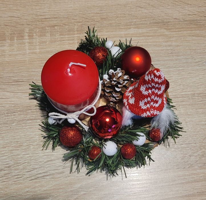 Aranjamente handmade pentru masa de Crăciun Crăciun