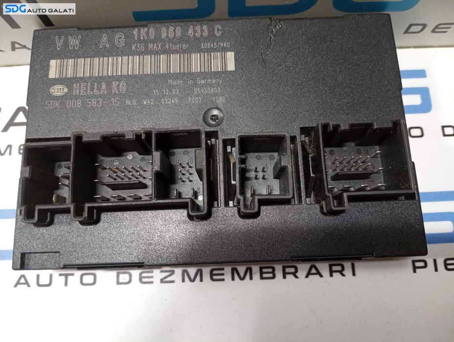 Unitate Modul Calculator Control Confort Confort Skoda Octavia 2 2004 - 2013 Cod 1K0959433C [M4335]