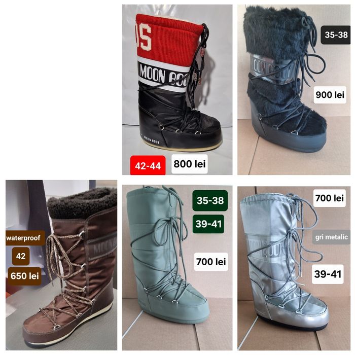 Moon boot original diferite modele și mărimi