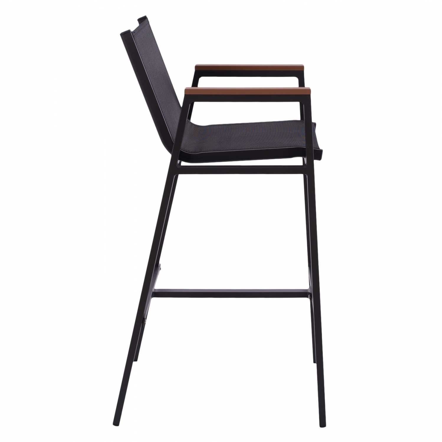 Модерен, алуминиев бар стол с полиууд - HM5790.02, наличен в два цвята