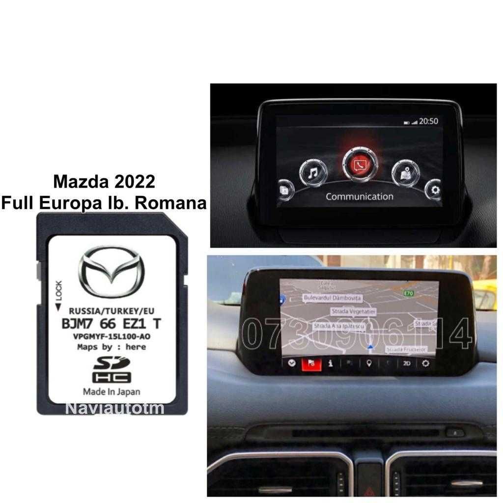 Card harti navigatie MAZDA 3 CX-30 Connect 2 Europa Romania 2023