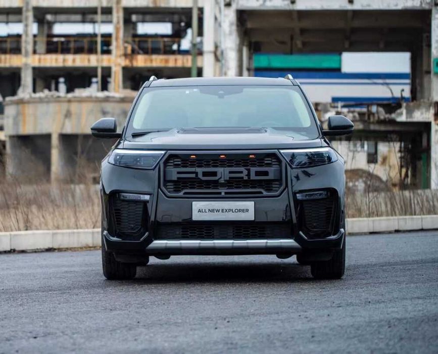 Предна броня, алуминиев капак за Ford Explorer 2020 - 23 Raptor style