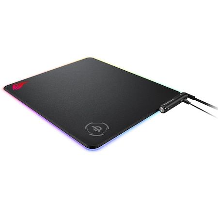 ASUS ROG Balteus Qi, RGB, Qi charge, port USB, iluminare Aura Sync