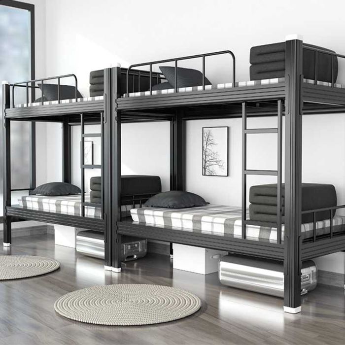 Металлическая двухъярусная кровать, нагрузка до 500 кг