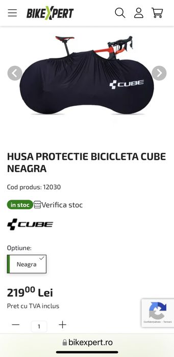 Husa cube protectie bicicleta