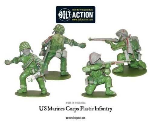Figurine Bolt Action 28cm US Marines set 30buc.
