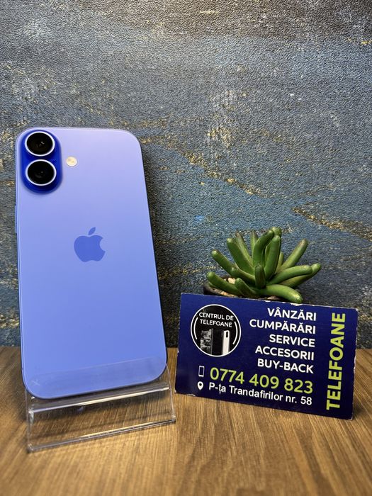 Iphone 16/128Gb/Garantie 2Ani Centrul de Telefoane/Rate