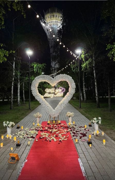 Предложение руки и сердца ,поздравление с днем рождение