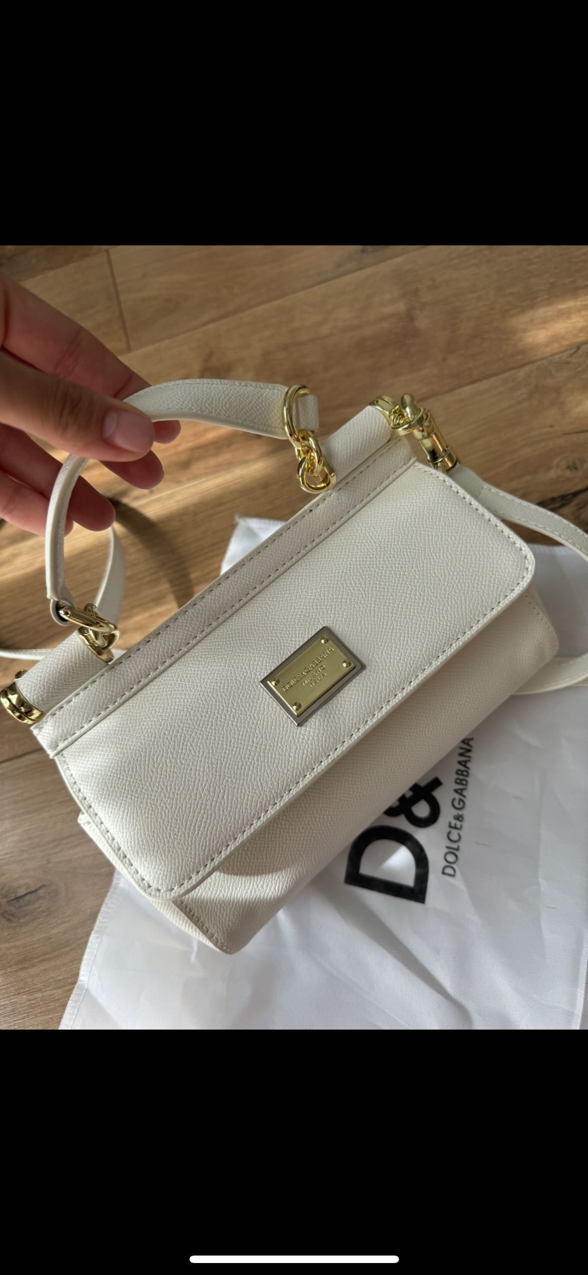 Geanta de piele Dolce Gabbana