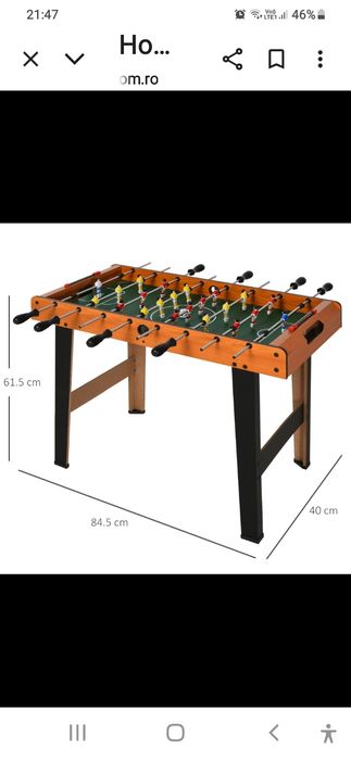 Vând masa minifotbal 22 jucatori