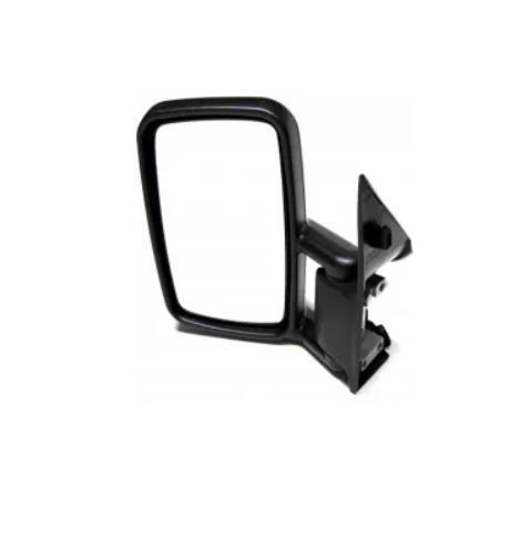 Oglinda exterioara Mercedes Sprinter, 01.1995-2006, stanga/dreapta, ajustabil manual; carcasa neagra; sticla asferica; geam cromat; scurt,