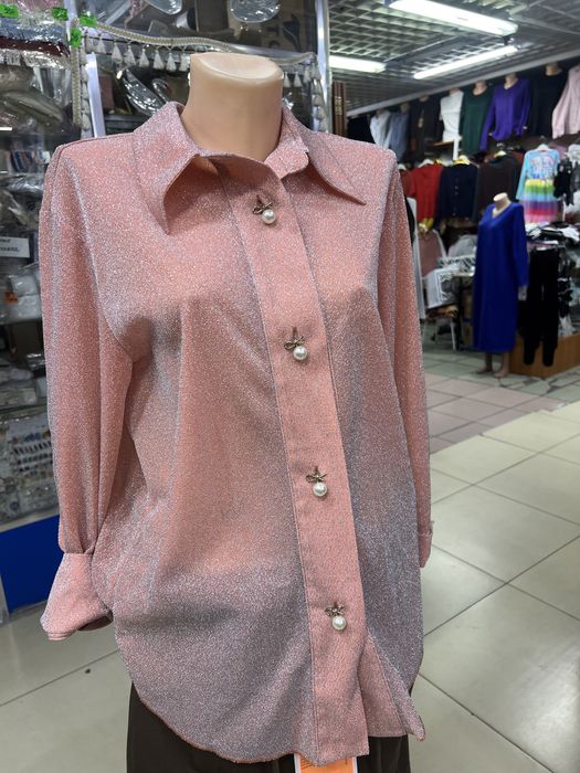 Рубашка с люрексом