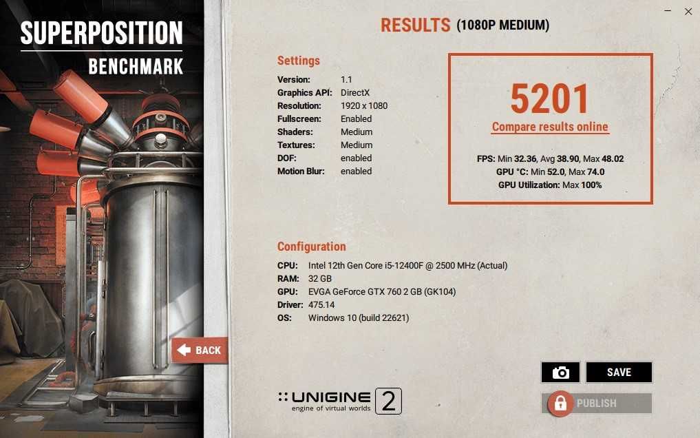 EVGA Nvidia GeForce GTX-760 2GB GDDR5.
