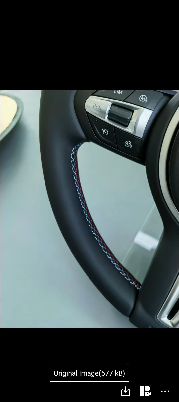 Volan nou  BMW M cu padele