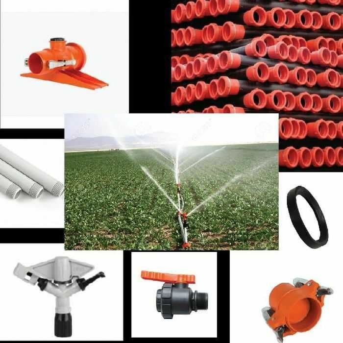 Coloana irigat (teava irigatii) plastic Φ75 - 300m COMPLETA