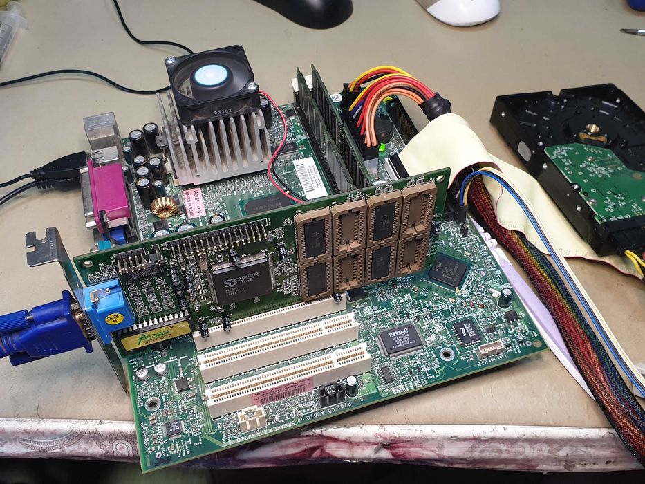 Placă video PCI S3 ViRGE DX/CX 86C375 pentru retro PC