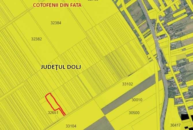 Teren agricol 6000mp Beharca (Cotofenii din Fata) - proprietar