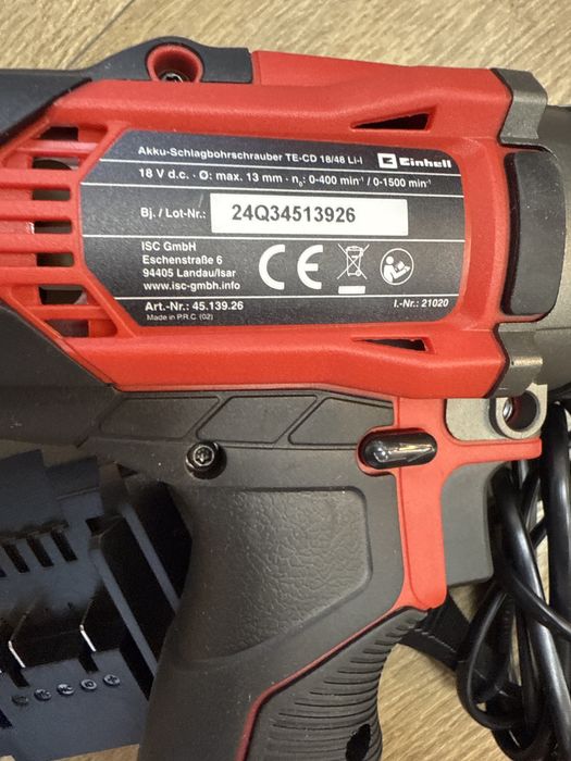 Акумулаторен ударен винтоверт Cinhell te-cd18/48 li Нов!